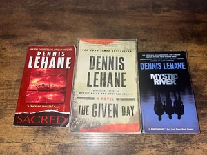 Dennis Lehane lot of 3 paperback books The Given Day * Sacred * Mystic River - Picture 1 of 1