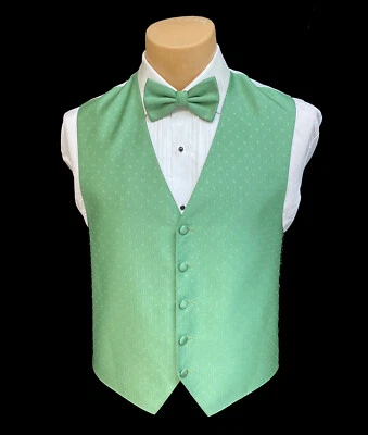 Men's Lauren Ralph Lauren Clover Green Tuxedo Vest with Choice of Tie - Image 1 of 4