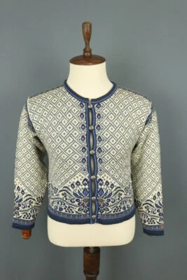 Cárdigan DALE OF NORWAY Colección Informal Estampado Lana Tejido Botón 36/S Foto 1 de 4