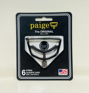 Paige guitar capo Original 6-String Acoustic Capo - Wide/Low Profile - Picture 1 of 2