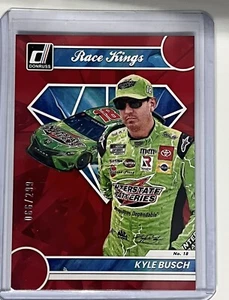Kyle Busch 2023 Donruss Racing Red #3 Serial #/299 RACE KINGS NASCAR - Picture 1 of 2