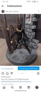 3.75 1:18 Scale custom action figure Black Panther 2 Head Marvel Universe Scale - Picture 1 of 7