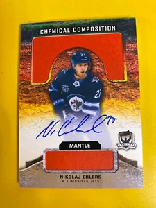 RS19735 2020-21 The Cup Chemical Composition Autograph Mantle Nikolaj Ehlers - Picture 1 of 2
