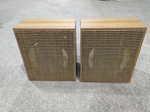 Vintage OAKTRON 5x7 Stereo Lautsprecher Mid Century Modern GETESTET 2er Set MCM - Bild 1 von 10