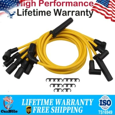 8mm Racing Spark Plug Wire Upgrade For Chevry GMC Jimmy Safari 4.3L V6 1996-2007 - Image 1 of 4