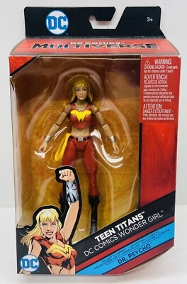 Figura de acción DC Comics Wonder Girl 6 pulgadas multiverso Teen Titans Dr. Psycho Foto 1 de 4