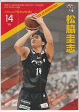 2022 YOSHIYUKI MATSUWAKI  #040 BBM B.LEAGUE Card FAST BREAK 2021-22 1st Half 