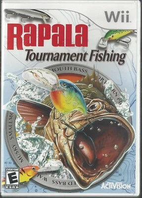 Rapala Tournament Fishing (Nintendo Wii, 2006) Complete with Manual - Tested - Image 1 of 2