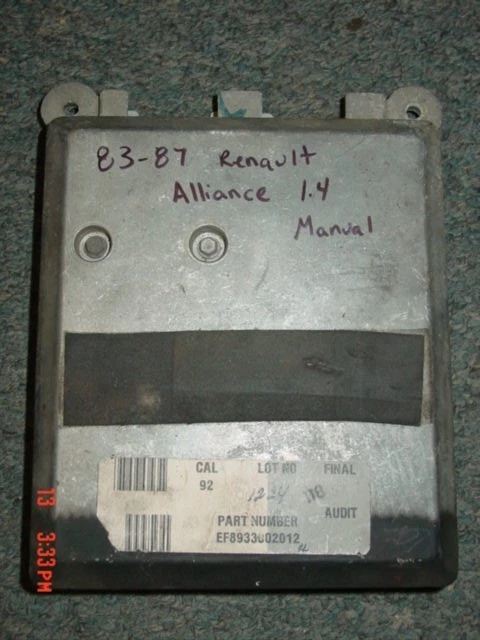 8933002012 Renault Alliance ordenador motor ECM 83-87 Foto 1 de 1