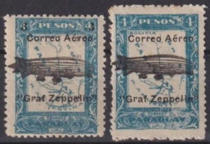 F-EX60106 PARAGUAY MH 1931 ZEPPELIN AIRMAIL OVERPRINT. - Picture 1 of 3