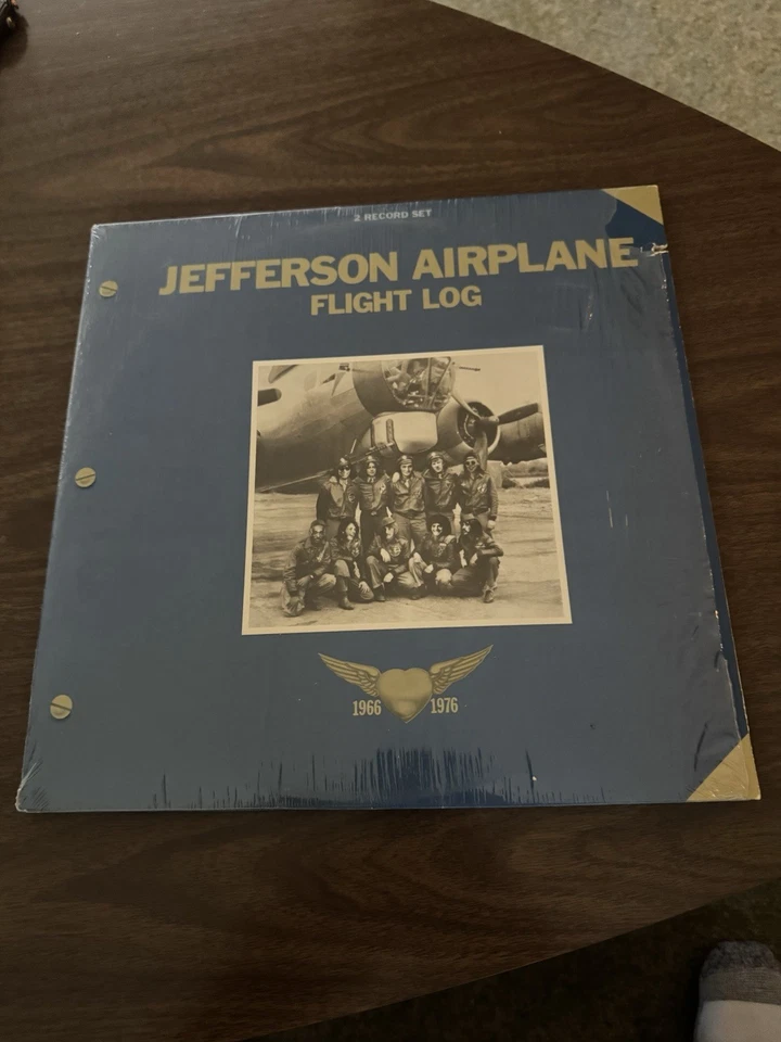 The Jefferson Airplane:  Flight Log 2-LP Compilation 1977 In Shrink W Inners! - Image 1 of 4