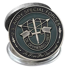 U.S. Army Special Forces De Oppresso Liber Challenge Coin Military Bronze Medal - Bild 1 von 7