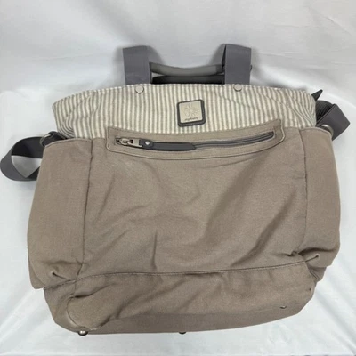Ergobaby Coffee Run Grey Diaper Bag Backpack Convertible Tote - Image 1 of 4