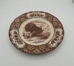 Rare Vintage Maruta Ware 10 1/4” Reddish Brown Turkey Plate - Bild 1 von 5