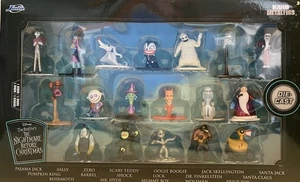 The Nightmare Before Christmas Pack Of 18 Diecast Metal Figures Jada Toys - Picture 1 of 12