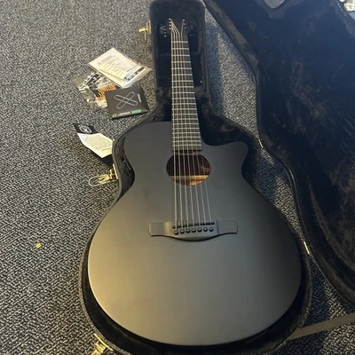 Ibanez AEG721 7 String Acoustic Electric Guitar Black Out Finish - Image 1 of 4