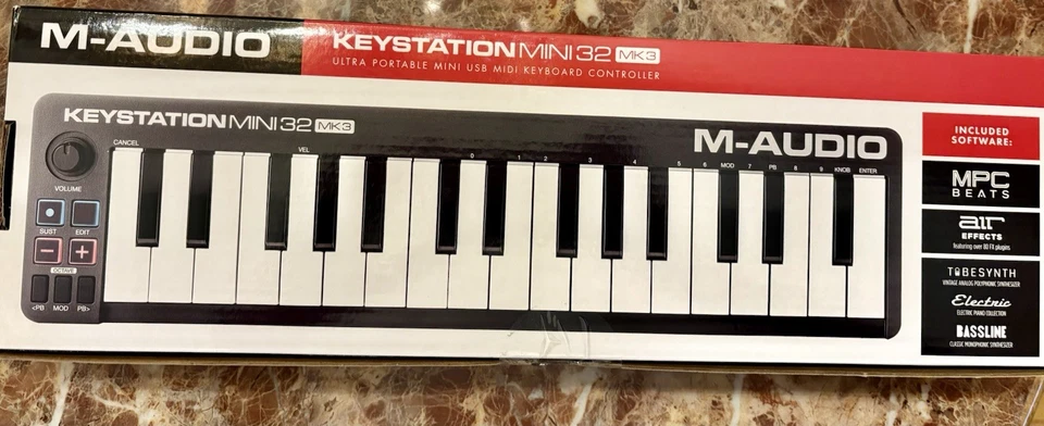 M-Audio Keystation Mini 32 MK3 Keyboard Controller - 285797 - Image 1 of 1
