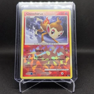 Pokemon Chimchar Cracked Ice Reverse Holo 12/17 POP Series DP 2008 | LP - Picture 1 of 11