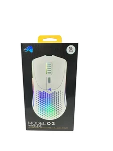 NEW/SEALED Glorious Model O 2 Wireless Ambidextrous Gaming Mouse White FREESHIP - Picture 1 of 4