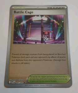 2025 Pokemon Phantasmal Flames - Battle Cage Reverse Holo Karte #85 NM+ - Bild 1 von 2