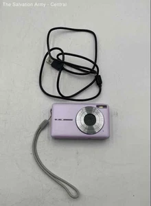 Purple 16MP 16x Zoom Rechargeable USB Image Stabilization Digital Compact Camera - Picture 1 of 6