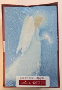 Nuevo de Lote Antiguo Ángel de Navidad - 40 Tarjetas de Navidad en Caja - Sello Nuevo Precintado - Imagen 1 de 2