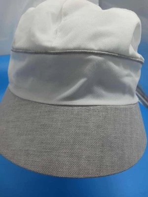 Magid Hats Women's White Gray Newsboy Cap Hat Cotton Blend - Image 1 of 4