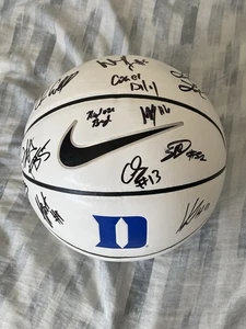 Duke Blue Devils 2024-25 Team Signed Nike Basketball Autographed JSA LOA READ - Picture 1 of 8