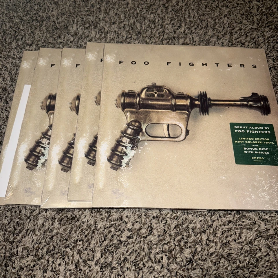 Foo Fighters Self Titled Indie Exclusive MINT Vinyl 2xLP | LIMITED EDITION 1,995 - Image 1 of 2