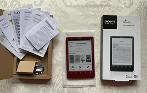 Sony PRS-T3 S 2GB, WLAN, 15,2 cm (6 Zoll) - Rot, Extras, Neuwertig! - Bild 1 von 19