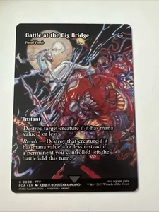2025 Magic The Gathering Final Fantasy Battle At The Big Bridge #0009 Full Art - Picture 1 of 2