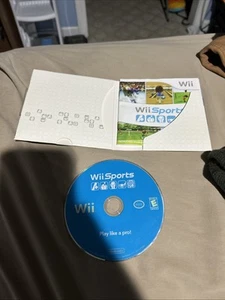 Wii Sports (Nintendo Wii, 2006) with sleeve And manual Free Shipping P1 - Picture 1 of 2