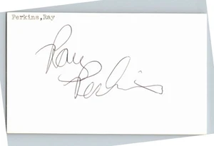 1980's -Ray Perkins- Signed/Autograph/Auto Index Card Houston Astros MLB - Picture 1 of 1