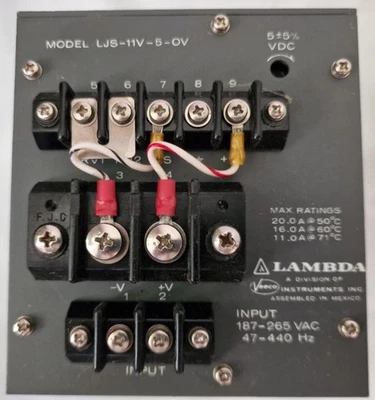 Lambda Regulated power supply LJS-11V 5-0V NEW OLD STOCK - Image 1 of 4