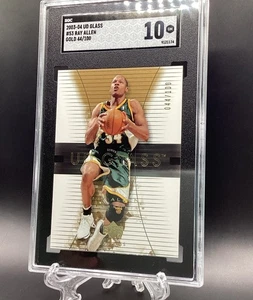 2003-04 Upper Deck Glass Ray Allen /100 - SGC 10 MINT Seattle Supersonics SN #53 - Bild 1 von 13