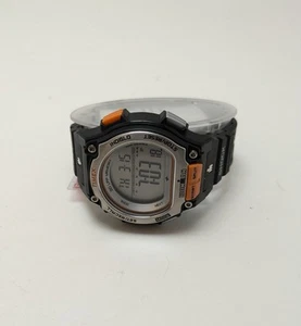 Orologio Uomo Timex Ironman Triathlon Indiglo 46mm Tono Argento 30 Giri Usato Due Volte - Foto 1 di 5