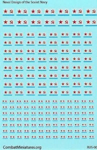 1/285 Zweiter Weltkrieg Marinefähnrich der Sowjetunion Wasserrutsche Aufkleber - Bild 1 von 3