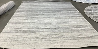 IVORY / SILVER 9'-0" x 12'-0" Back Stain Rug, Reduced Price 1172677540 ADR113B-9 - Image 1 of 4