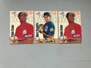 Pablo Ozuna x 2----Marc Pisciotta   Team Best Certified Autographs - Picture 1 of 2