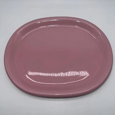 Plato vintage Crown Corning Japón rosa 13,5” X 11” Foto 1 de 4