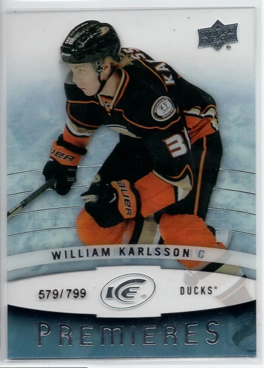 William Karlson Ducks 2015 Upper Deck Premieres 118 579/799 012021ATCD - Image 1 of 2