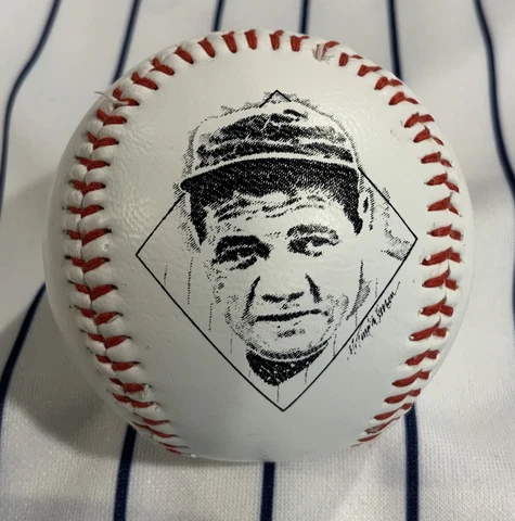 Babe Ruth Fotoball Avon Portrait Commemorative Edition SOUVENIR Baseball Ball Cover