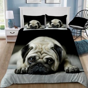 pug quilt cover