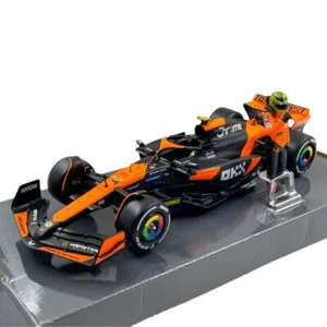Modellino F1 Bburago 1/24 McLaren MCL38 L. Norris #4 Miami GP 2024 With Pilot - Foto 1 di 7