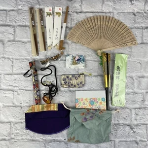 Lot of Chopsticks Hand Fans Chopstick Rests Collectibles Japan - Picture 1 of 6