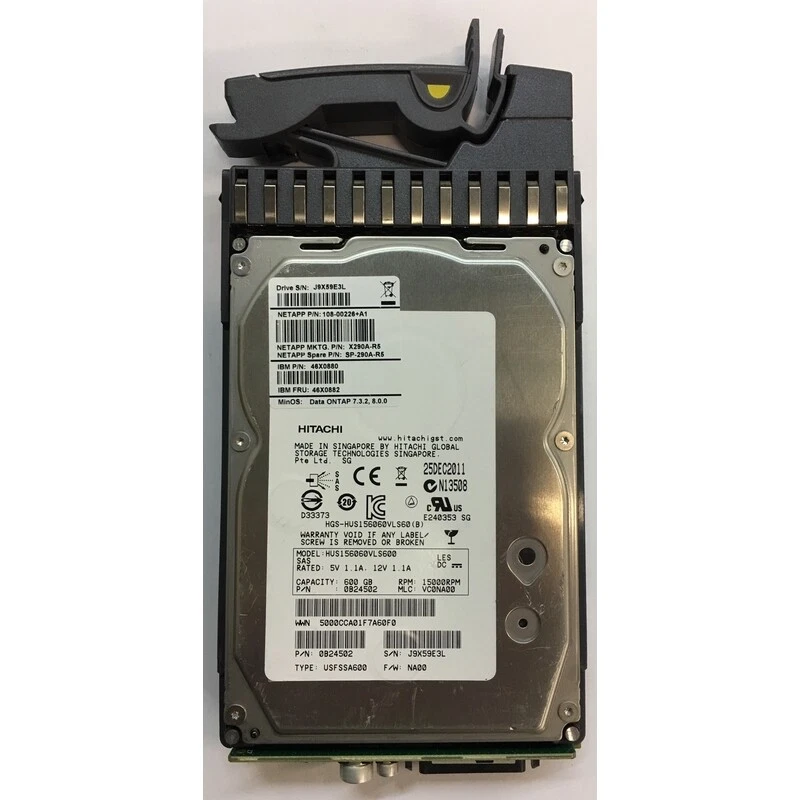 X290_HVIPC560A15 - NetApp 600GB 15K RPM SAS 3.5" HDD for FAS2xxx series.  1 y... - Image 1 of 1
