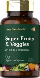 Tahoe Nutritionals Super Fruits and Veggies Capsules | 90 Count |... - Picture 1 of 8