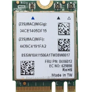 04x6012 Lenovo Thinkpad T431S X240S T440P T540P Wigig scheda wireless Gigabit ngff - Foto 1 di 1