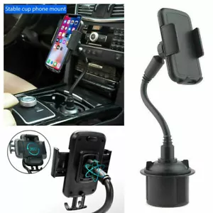 New Universal Car Mount Adjustable Gooseneck Cup Holder Cradle for Cell Phone US - Picture 1 of 9