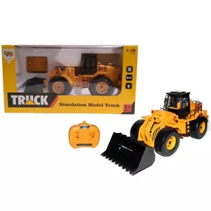 Remote Control Bulldozer RC Car Construction Truck Front Loader Truck Kids Toy - Picture 1 of 6